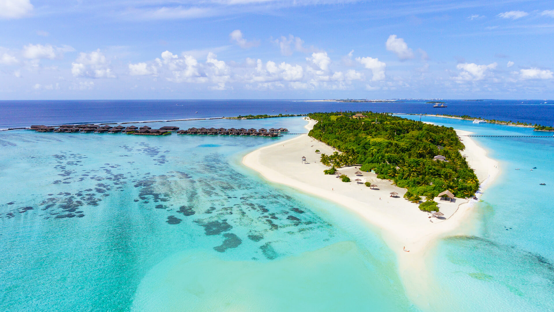 Paradise Island Resort Aerial